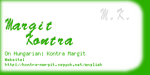 margit kontra business card